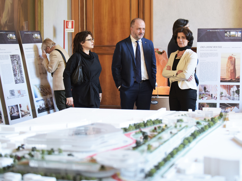WT Ceo with Arch. Joseph di Pasquale for WT SmartCity Special Mention